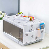 Microwave Dust Safe Cover With Pockets